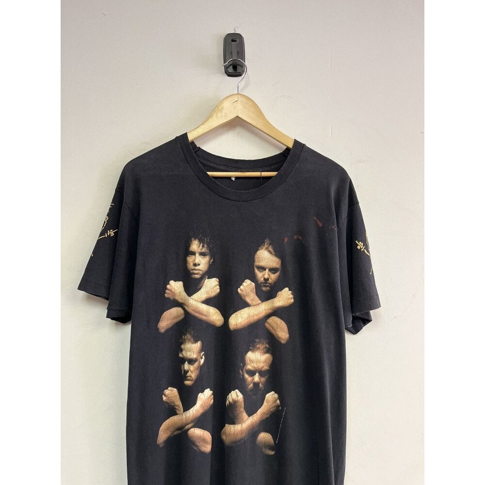1992 metallica birth school band tee